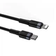 Кабель Baseus Cafule Cable Type-C to iP PD 18W 1m Gray+Black (CATLKLF-G1) - изображение 4