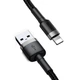 Кабель Baseus Cafule Cable USB For Lightning 1.5A 2m Gray+Black (CALKLF-CG1) - изображение 5