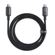 Кабель USB 3.2 Type-C - Type-C Baseus Crystal Shine Full-Featured (20Gbps, 100W, 4K@60HZ, 1.5m). Black - изображение 2