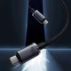 Кабель USB 3.2 Type-C - Type-C Baseus Crystal Shine Full-Featured (20Gbps, 100W, 4K@60HZ, 1.5m). Black - изображение 7