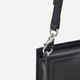 Сумка крос-боді через плече жіноча зі штучної шкіри Calvin Klein Minimal Hardware Crossbody Bag Чорна (8719856573195) - зображення 11