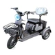 Электроскутер трехколесный Crosser TR1 1000W 20AH (TR-1001) Серый - изображение 3