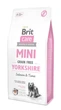 Корм Brit Care Mini Grain Free Yorkshire сухой беззерновой на основе мяса лосося и тунца для собак породы йоркширский терьер 7 кг - изображение 1