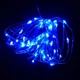 Светодиодная гирлянда нить "Роса Люкс" 10м с пультом, от USB и сети 220V, 100 LED, 8 режимов, IP65, Синий - изображение 6