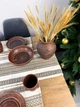 Лляна серветка з українським орнаментом Стожари - 30х40 см 15 шт Коричневий - зображення 10