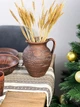 Комплект лляний з українським орнаментом "Рандеву коричневий" Ранер 140х30 см + серветки 30х40 18 шт - зображення 8