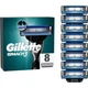 Сменные картриджи для бритья (лезвия кассеты) мужские Gillette Mach 3 кассеты 8 шт - изображение 1