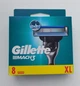 Сменные картриджи для бритья (лезвия кассеты) мужские Gillette Mach 3 кассеты 8 шт - изображение 5