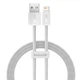 Кабель Baseus Dynamic Series Fast Charging Data Cable USB to Lightning 2.4A 2m White (CALD000502) - зображення 1