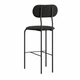 Барний стілець 4Corners Stool 5 Bar Node 20 чорний букле - зображення 3