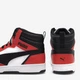 Подростковые демисезонные ботинки для мальчика Puma Rebound V6 Mid Jr 39383103 36 (3.5) Красный/Белый (4099683229286) - изображение 5