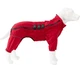 Комбинезон-дождевик для бульдогов, мопсов Derby Dog Suit Red B-S - изображение 1