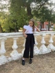 Брюки кюлоты школьные подростковые для девочки IRmAS 1019 140 черные - изображение 3
