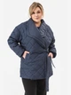 Куртка демисезонная удлиненная женская Garne Rosse 3042542 5XL Синяя (GR2000003060153) - изображение 1