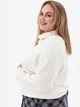 Свитер оверсайз женский Garne Jeremiah 3042451 4XL-5XL Белый (GR2000003044672) - изображение 2