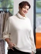 Свитер оверсайз женский Garne Jeremiah 3042451 4XL-5XL Белый (GR2000003044672) - изображение 13