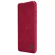 Кожаный чехол (книжка) Nillkin Qin Pro Camshield для Samsung Galaxy S24 FE Красный - изображение 5