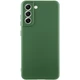 Чохол TPU GETMAN Liquid Silk Full Camera для Samsung Galaxy S21 FE Зелений / Dark green - зображення 7