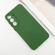Чохол TPU GETMAN Liquid Silk Full Camera Samsung Galaxy S24 FE Зелений / Dark green - зображення 2