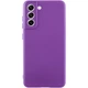 Чехол TPU GETMAN Liquid Silk Full Camera для Samsung Galaxy S21 Фиолетовый / Purple - изображение 1
