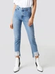 Джинсы Slim Fit женские NA-KD 1100-000288-0116 34 Синие (7325940558132) - изображение 1