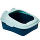Туалет для котів з лопаткою Derby Plastic Cat Litter Box, green 43х34х20 см - зображення 3