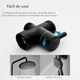 Душова колона з дощовим потоком YOOZENA Душ для ванної з одноважільним змішувачем чорний нерж сталь+латунь 90х35 см гнучкий шланг 1.5 м B0CXGPL3LJ - зображення 5