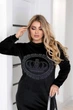 Fashions • Платье велюровое Линда Fashions 4XL/5XL черный (802-аф) - изображение 3