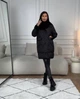 Fashions • Пальто женское стеганое Лили Fashions 50-52 черный (9373-мо) - изображение 1