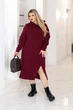 Fashions • Жіноча спортивна сукня Era Fashions 54-56 бордовий (8014-фг) - зображення 1