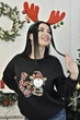 Fashions • Світшот жіночий Sens Fashions 50-52 чорний (4226-фг) - зображення 2