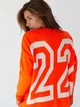 Fashions • Свитер женскии Монохром Fashions 44-54 оранж (2392-мас) - изображение 4
