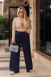 Fashions • Женские штаны-палаццо Gait Fashions 42-44 темно-синий (1715-фг) - изображение 1