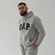Худі Gap Logo Hoodie Light Heather Grey 510981021 XL - зображення 6