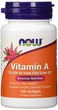 Вітамін А Now Foods Vitamin A 25000 МО, 100 капсул (NOW-00340) - изображение 1