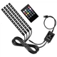 Подсветка салона автомобиля Led RGB 4х9 USB (многоцветная) + Музыка USB - изображение 1