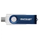 Флэш-накопитель PATRIOT Xporter X550 128GB USB 3.2 Gen 1 Swing Type-A+C BW (PS128GX550AAD) - изображение 4