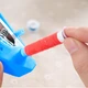 Портативная швейная машинка ручная однониточная для быстрого ремонта вещей, Синий - изображение 8