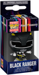 Брелок Funko Pocket POP Keychain Power Rangers 30th Anniversary Black Ranger 4 см (0889698721493) - зображення 1