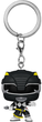 Брелок Funko Pocket POP Keychain Power Rangers 30th Anniversary Black Ranger 4 см (0889698721493) - зображення 2