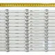 LED підсвітка Samsung TV 55" 587mm 7-led 3V 2014CURVED55-FCOM9-REV1.0 LED55XT810X3DU 12pcs=1set - изображение 5