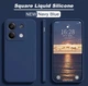 Силиконовый чехол Soft Touch для Xiaomi Redmi Note 13 Pro 4G Темно-синий - изображение 2