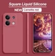 Силіконовий чохол Soft Touch для Xiaomi Redmi Note 13 Pro 4G Малиновий - зображення 2