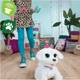 Інтерактивна музична іграшка Щеня ГоГо Hasbro FurReal GoGo на рулетці Білий (F1971) - зображення 5
