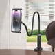 Держатель для планшетов и телефонов настольный на струбцине HOCO Bamboo lazy stand (4,5-13"). Black - изображение 2