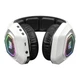 Геймерські ігрові Bluetooth навушники Onikuma B100 з висувним мікрофоном та LED підсвічуванням White - зображення 4
