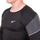 Лонгслив спортивный компрессионный JASON K1-1 (полиэстер, XL, черный) (K1-1_XL) - изображение 4