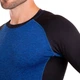 Лонгслив компрессионный спортивный LIDONG LD-1005 (полиэстер, 2XL, Черный-синий) (LD-1005_Черный-синий_2XL) - изображение 4