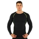 Лонгслів компресійний спортивний LIDONG J01 (поліестер, спандекс, 4XL, Чорний-салатовий) (J01_Чорно-салатовий_4XL) - зображення 2