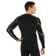 Лонгслів компресійний спортивний LIDONG J01 (поліестер, спандекс, 4XL, Чорний-салатовий) (J01_Чорно-салатовий_4XL) - зображення 5